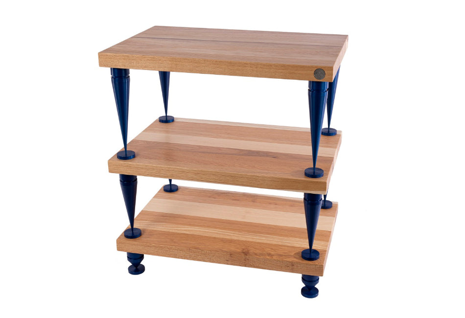 Console audio en bois massif
