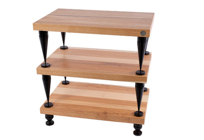 Console audio en bois massif