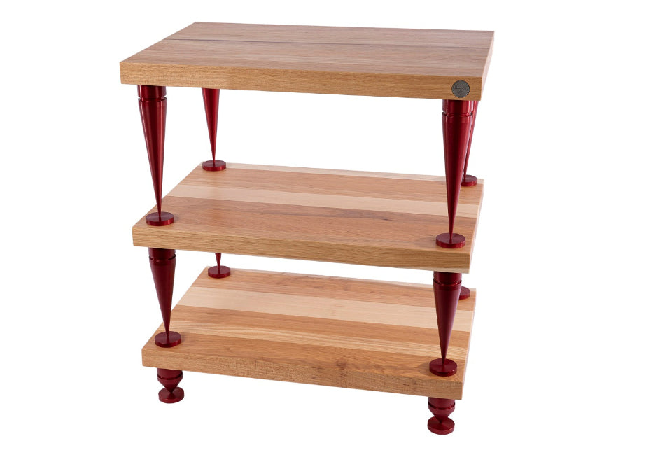 Console audio en bois massif