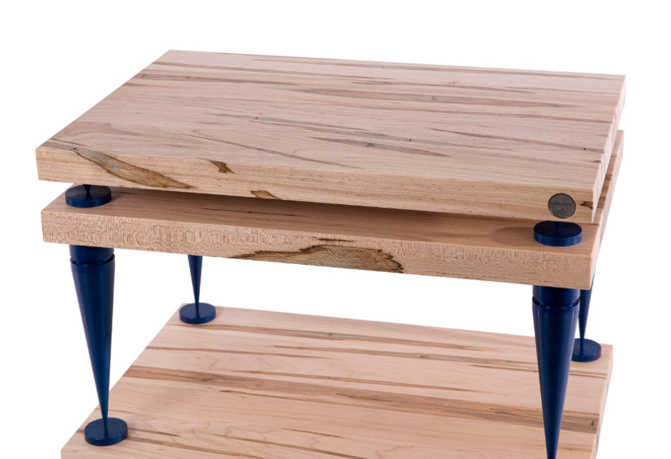 Console audio en bois massif