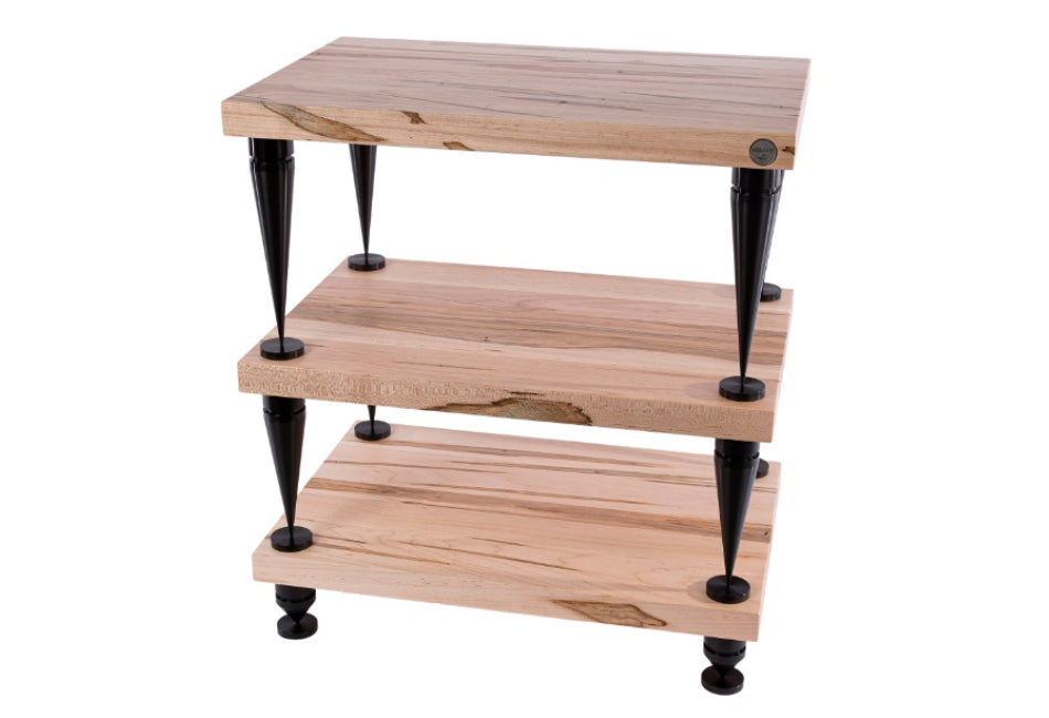 Console audio en bois massif