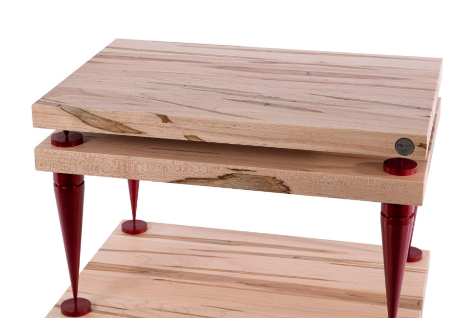 Console audio en bois massif