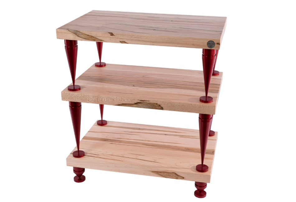 Console audio en bois massif