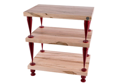Console audio en bois massif