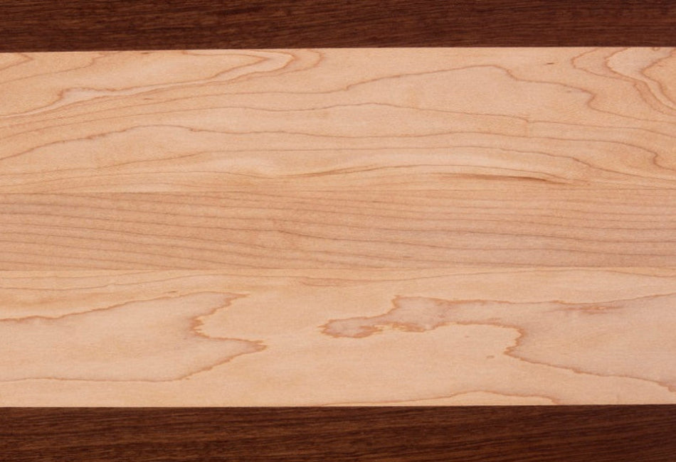 Planche à découper en érable et sapele