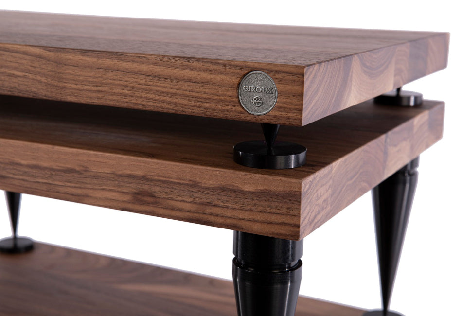 Console audio en bois massif