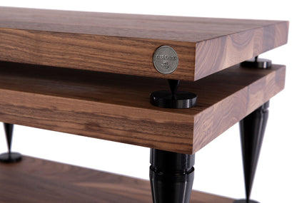 Console audio en bois massif