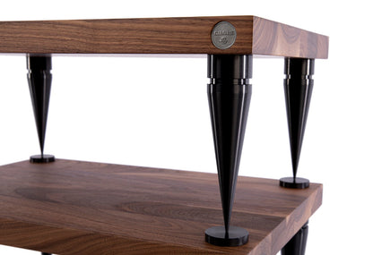 Console audio en bois massif