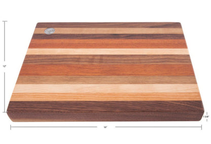 Planche à découper en bois mixtes