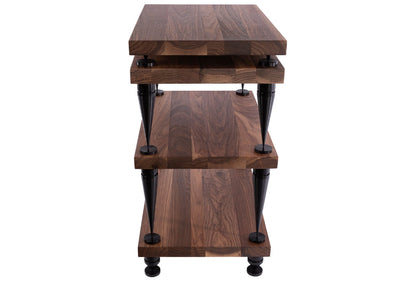 Console audio en bois massif
